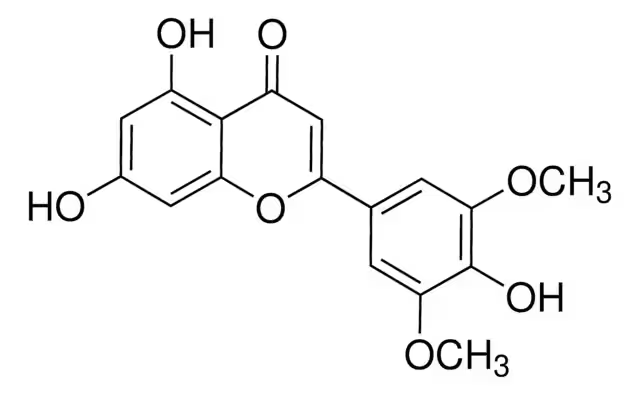 Tricin structure, CAS 520-32-1
