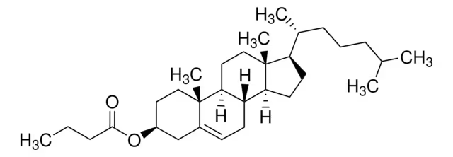 Cholesteryl butyrate structure, CAS 521-13-1