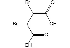 2,3-Dibromosuccinic acid structure, CAS 526-78-3