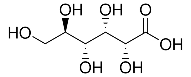Gluconic acid structure, CAS 526-95-4