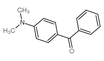 4-(Dimethylamino)benzophenone structure, CAS 530-44-9