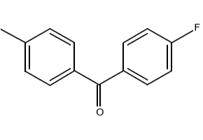 4-Fluoro-4'-methylbenzophenone structure, CAS 530-46-1