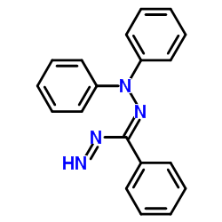 Triphenylformazan structure, CAS 531-52-2