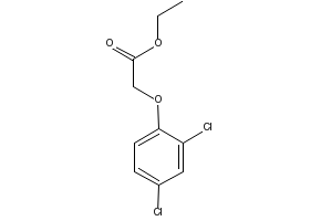 Ethyl 2,4-dichlorophenoxyacetate structure, CAS 533-23-3