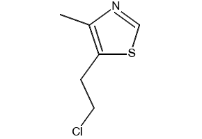 Clomethiazole structure, CAS 533-45-9