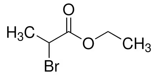 Ethyl 2-bromopropionate structure, CAS 535-11-5