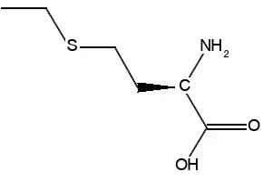 D-Ethionine structure, CAS 535-32-0