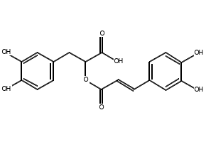 Rosmarinic acid structure, CAS 537-15-5
