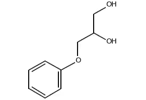 3-Phenoxy-1,2-propanediol structure, CAS 538-43-2
