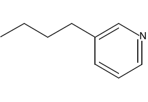 3-Butylpyridine structure, CAS 539-32-2