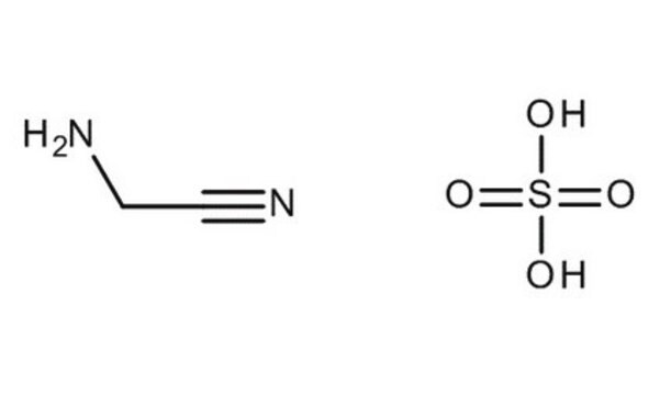 Aminoacetonitrile structure, CAS 540-61-4