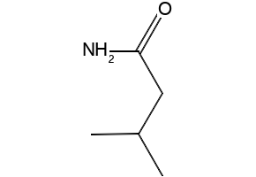 Isovaleramide structure, CAS 541-46-8