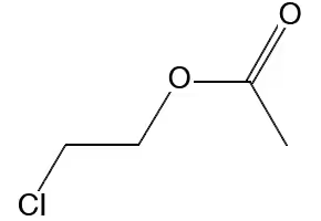 2-Chloroethyl acetate structure, CAS 542-58-5