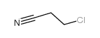3-Chloropropiononitrile structure, CAS 542-76-7