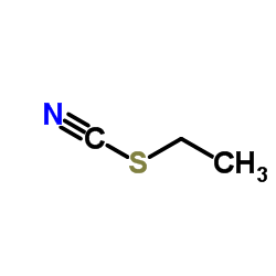 Ethylthiocyanate structure, CAS 542-90-5