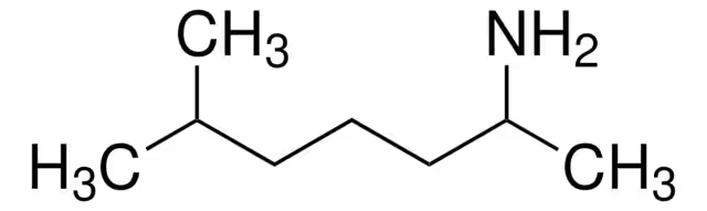 1,5-Dimethylhexylamine structure, CAS 543-82-8