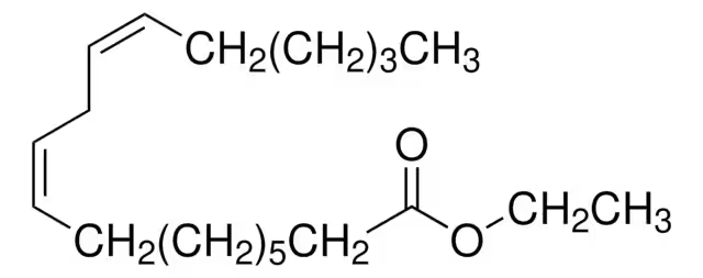 Ethyl linoleate structure, CAS 544-35-4