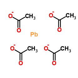 Lead tetraacetate structure, CAS 546-67-8