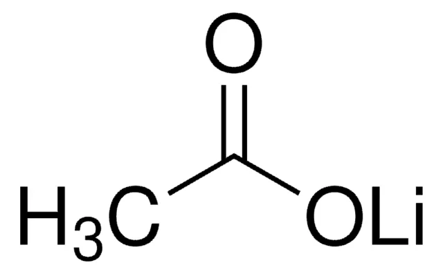 Lithium acetate structure, CAS 546-89-4