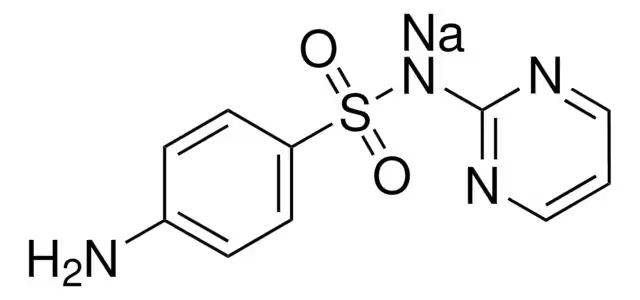 Sodium sulfadiazine structure, CAS 547-32-0