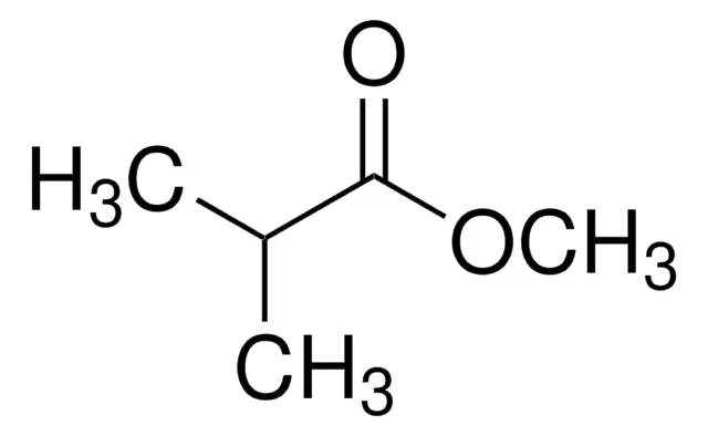 Methyl isobutyrate structure, CAS 547-63-7
