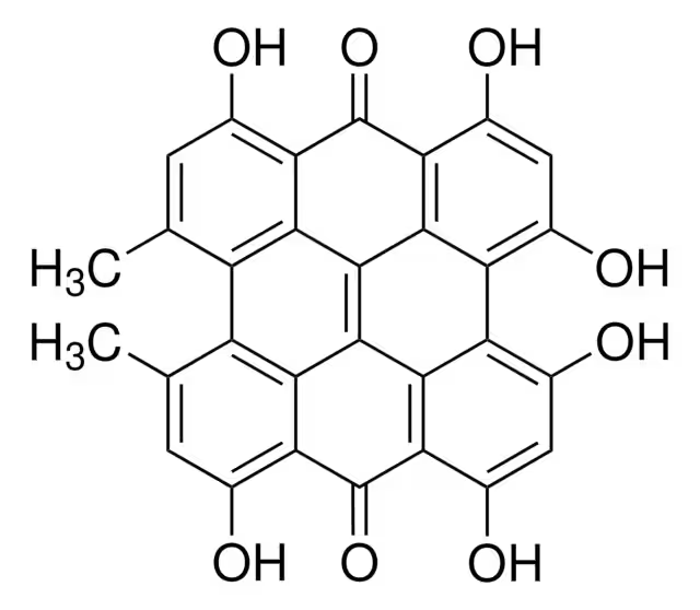 Hypericin structure, CAS 548-04-9