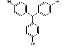 Tris(4-aminophenyl)methane structure, CAS 548-61-8