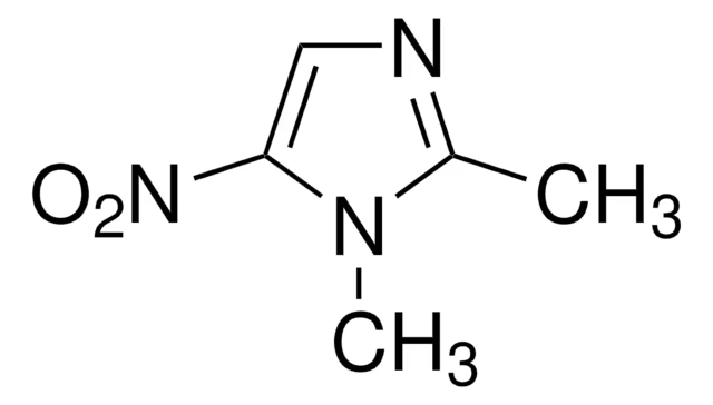 1,2-Dimethyl-5-nitroimidazole structure, CAS 551-92-8
