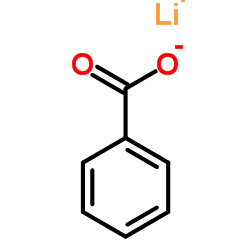 Lithium benzoate structure, CAS 553-54-8