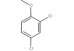 2,4-Dichloroanisole structure, CAS 553-82-2
