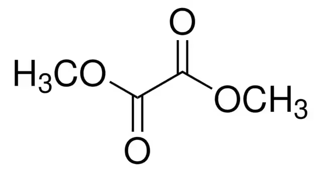Dimethyl oxalate structure, CAS 553-90-2