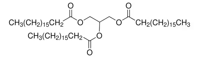 Glycerol tristearate structure, CAS 555-43-1