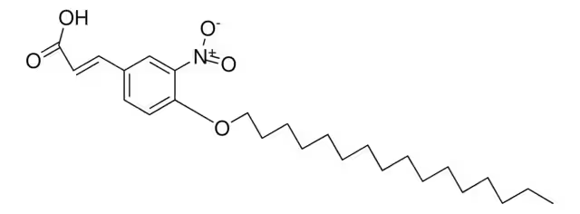 3-Nitrocinnamic acid structure, CAS 555-68-0
