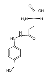 Agaritine structure, CAS 2757-90-6