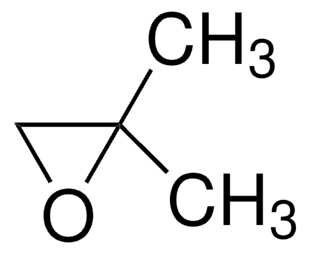 Isobutylene oxide structure, CAS 558-30-5