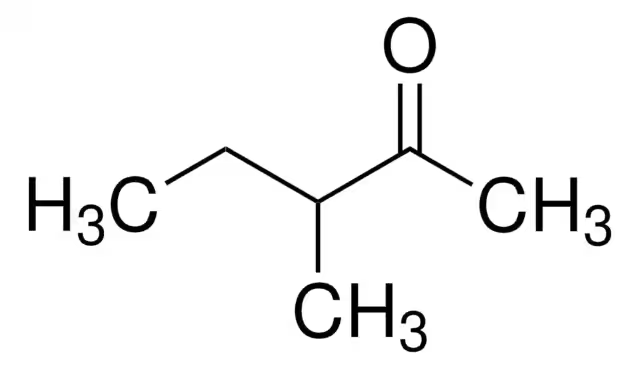 3-Methyl-2-pentanone structure, CAS 565-61-7