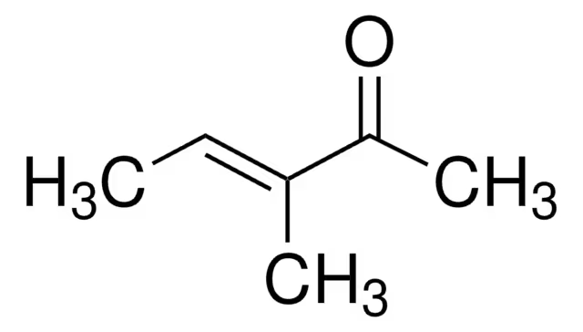 3-Methyl-3-penten-2-one structure, CAS 565-62-8