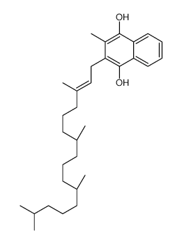Dihydrovitamin K1 structure, CAS 572-96-3