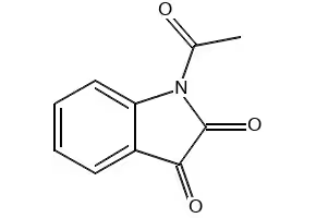 1-Acetyl-1H-indole-2,3-dione structure, CAS 574-17-4