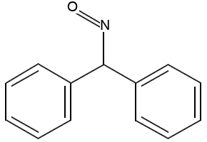 Benzophenone oxime structure, CAS 574-66-3