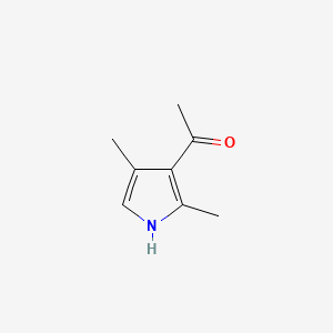 3-Acetyl-2,4-dimethylpyrrole structure, CAS 2386-25-6