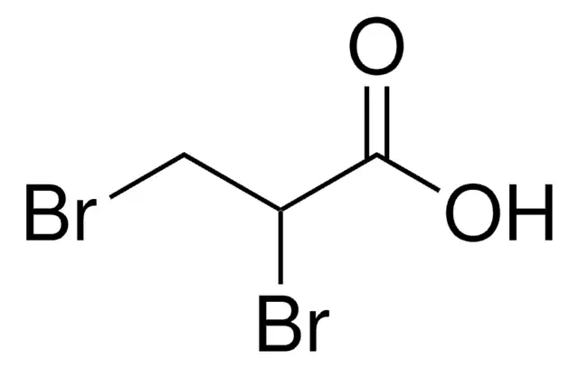 2,3-Dibromopropionic acid structure, CAS 600-05-5
