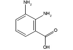 2,3-Diaminobenzoic acid structure, CAS 603-81-6
