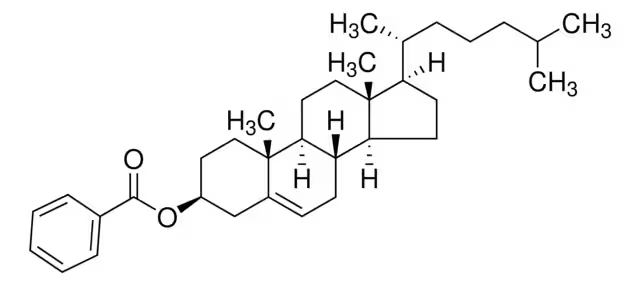 Cholesteryl benzoate structure, CAS 604-32-0