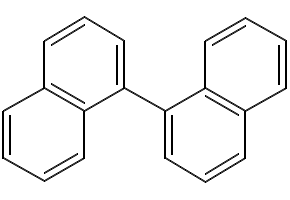 1,1'-Binaphthyl structure, CAS 604-53-5