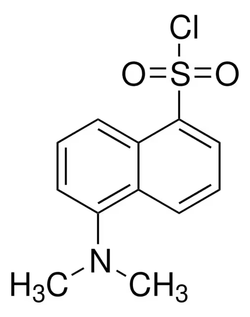 Dansyl chloride structure, CAS 605-65-2