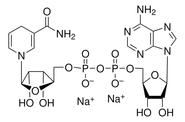 beta-Nicotinamide adenine dinucleotide disodium salt structure, CAS 606-68-8