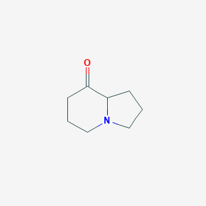 Hexahydroindolizin-8-one structure, CAS 2407-98-9