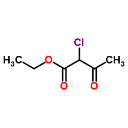 Ethyl 2-chloroacetoacetate structure, CAS 609-15-4