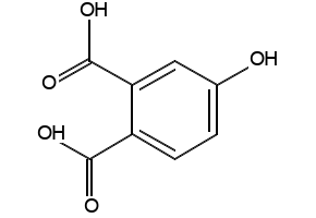4-Hydroxyphthalic acid structure, CAS 610-35-5